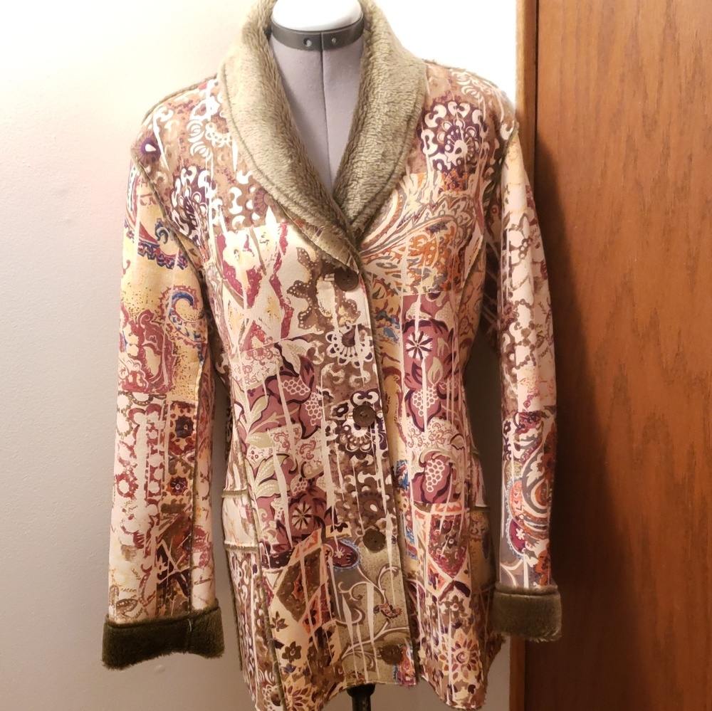 NWOT Stunning Faux Suede Jacket
